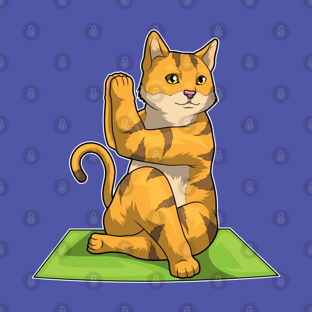 Cat Fitness Yoga Meditation by Markus Schnabel