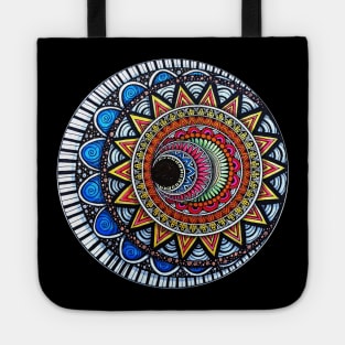 Sun And Moon Mandala Tote