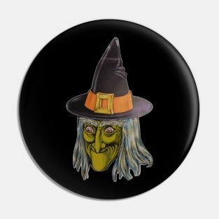 Retro Witch Pin