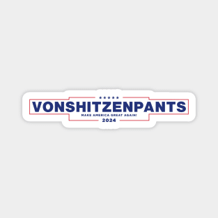 Donald VonShitzenpants Make America Great Again 2024 Magnet