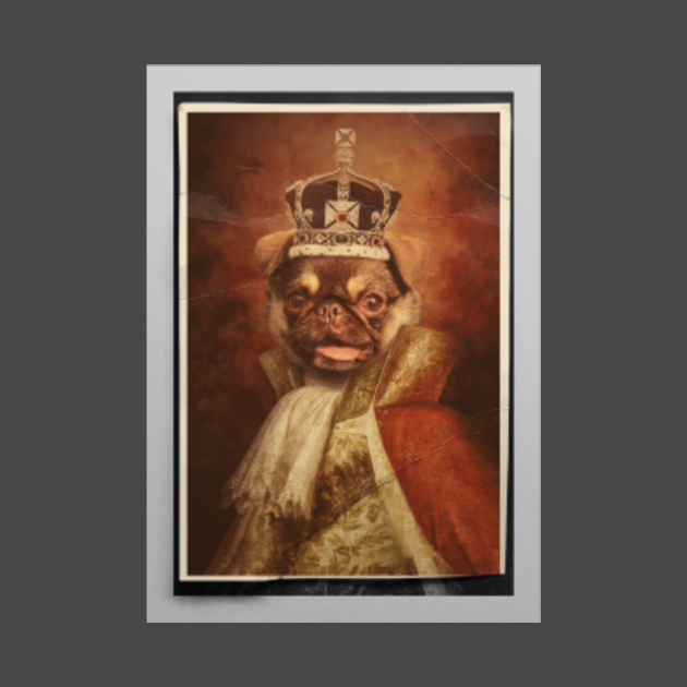 Chilli The King Chilli The Pug TShirt TeePublic