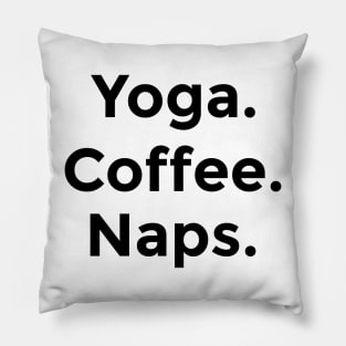 Yoga Coffee Naps Pillow