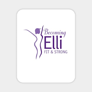 Becoming Elli with white background Magnet