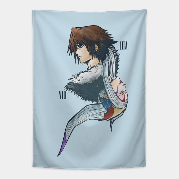 FF8 character art 2 Tapestry by mcashe_art