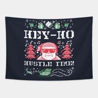 Hey-Ho Hustle Time! | Ugly Sweater Tapestry