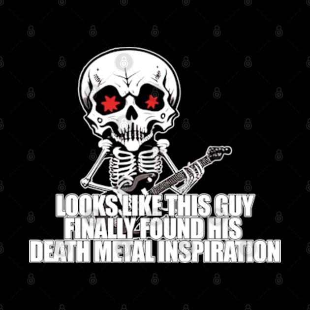 Skeleton Playing Guitar | Death Metal Inspiration by IDesign23