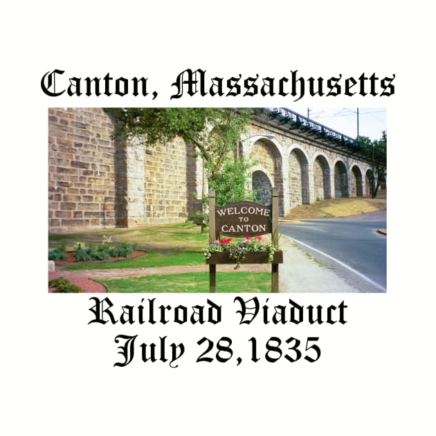 Canton Massachusetts Railroad Viaduct by MisterBigfoot