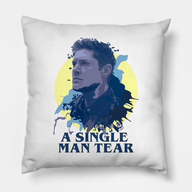 A Single Man Tear Pillow by SuperSamWallace