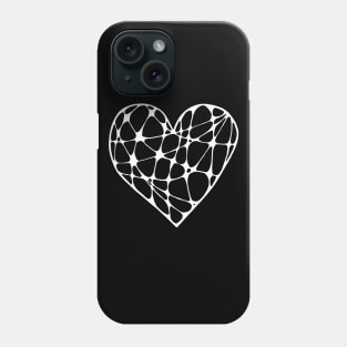 Spiderweb heart Phone Case