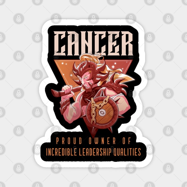 Cancer Astorlogical Zodiac Sign Magnet by Storeology