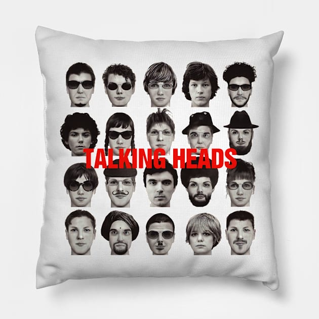 talking heads Pillow by Dd design