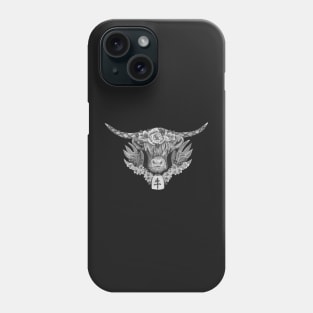 The Year of the Ox (Black Background) Phone Case