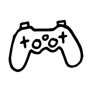 Game Controller Line Art T-Shirt