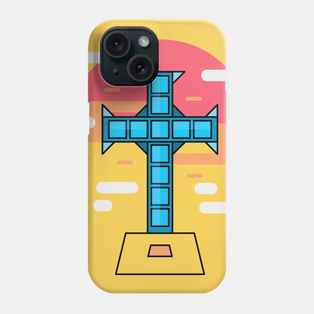 La Cruz v2 Phone Case by saturngarden