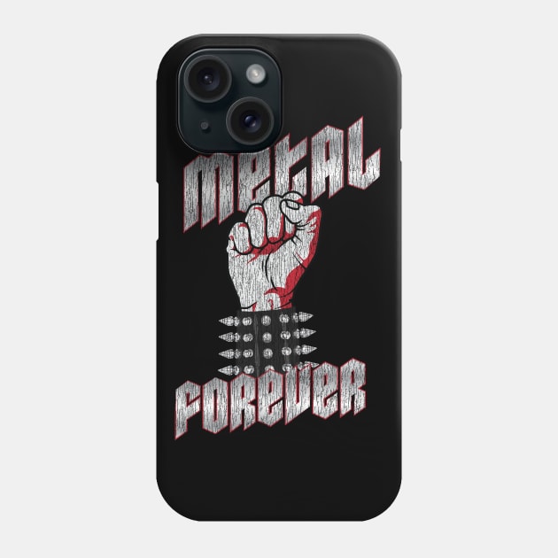 Metal Forever - Heavy Metal Raised Fist Phone Case by Vector Deluxe