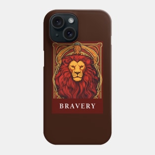 Courageous Spirit: Lion House Pride Art Phone Case