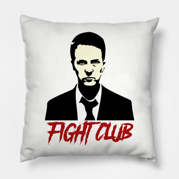 fight club Pillow by theanomalius_merch