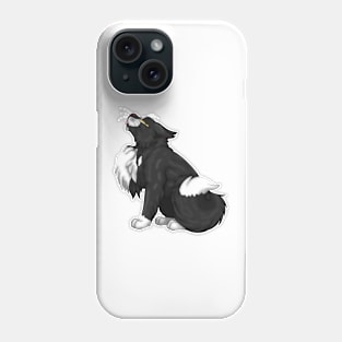 White Bicolor Longhair Phone Case