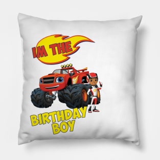 Blaze of Birthday Boy Pillow