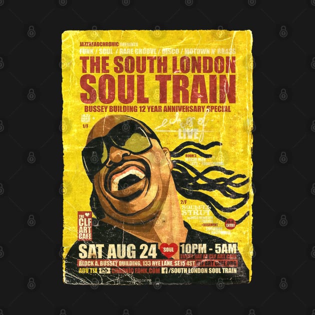 POSTER TOUR - SOUL TRAIN THE SOUTH LONDON 82 by Promags99