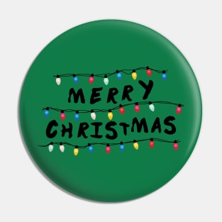 Stranger Things Merry Chritmas Pin