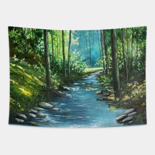 river view Tapestry