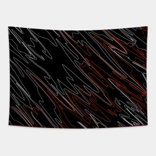 Marbled Black Red Tapestry