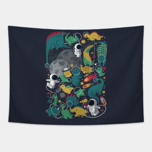 Space Dinosaur Tapestry