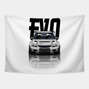 Mitsubishi Lancer Evolution Evo 9, IX, JDM Car Tapestry