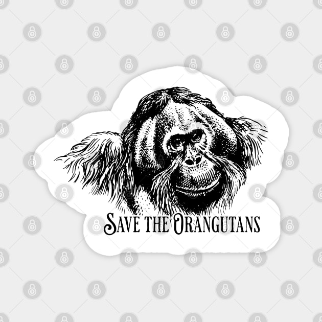 International Orangutan Day Magnet by HolidayBug