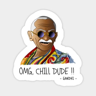 Ghandi Chillax Magnet