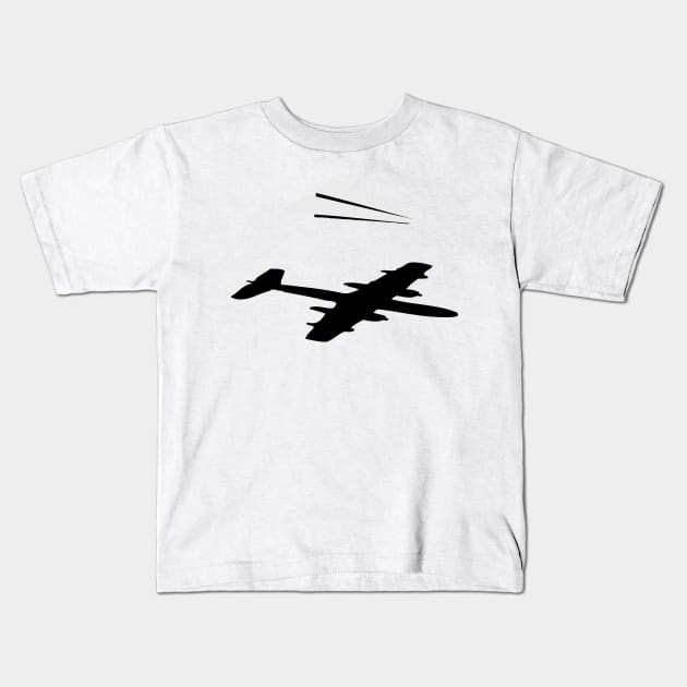 Paper Plane Shadow of Real Airplane  Kids T-Shirt for Sale by Blok45