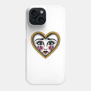 Crying heart Phone Case