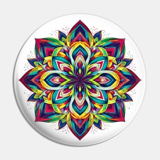Mandala Multicolor 2 Pin