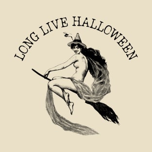 Long Live Halloween - Vintage Witch T-Shirt