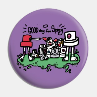 Good day for spray caps Pin