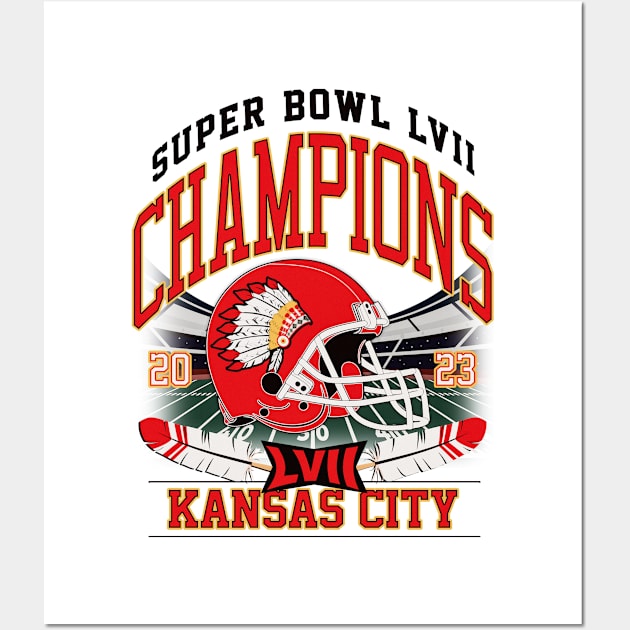 Kansas City Chiefs, Super Bowl LVII Champions Framed Print by