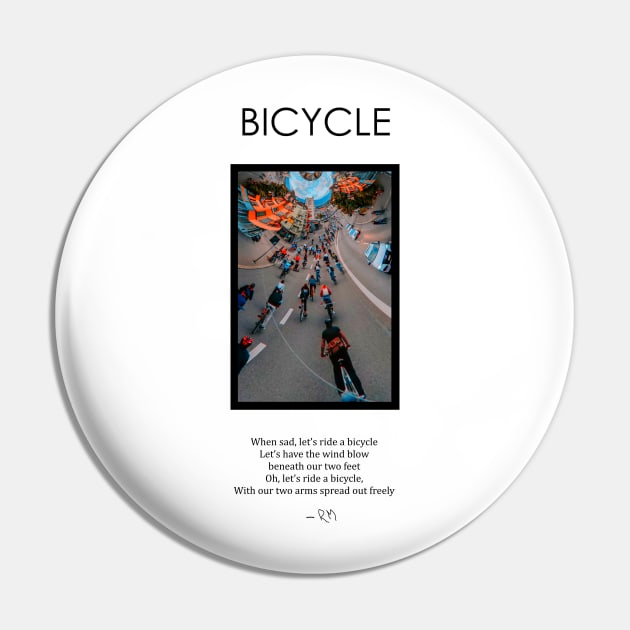 Bicycle (dark) Pin by ZoeDesmedt