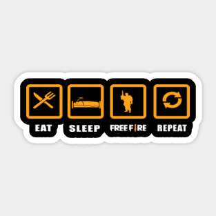 Free Fire Gamer Stickers Teepublic Uk