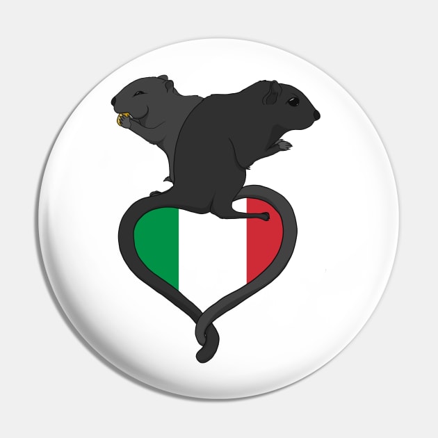 Gerbil Italy (dark) Pin by RampArt