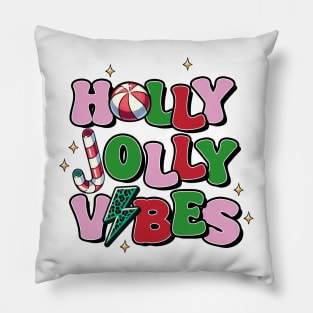 holly jolly Vibes Pillow