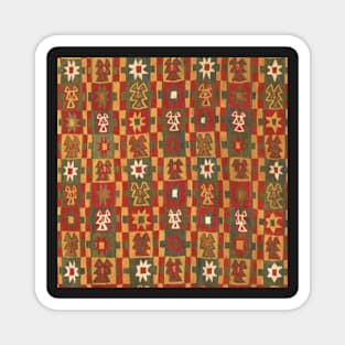 Inca Textile Pattern Magnet