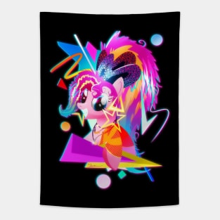 Synthwave Pinkie Pie Tapestry