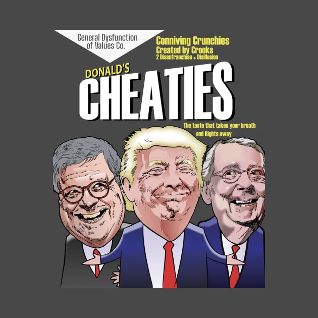 Trump Cheaties Serial by dave-ulmrolls