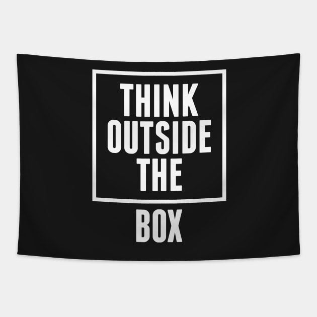 think outside the box Tapestry by upcs