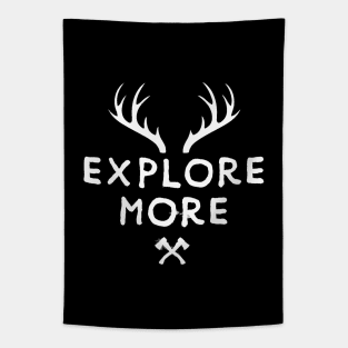 Explore More Antlers Adventure Tapestry