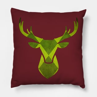 Reindeer Argyle Pillow