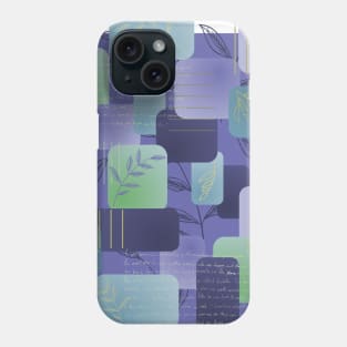 Peri Line Art Blocks Phone Case