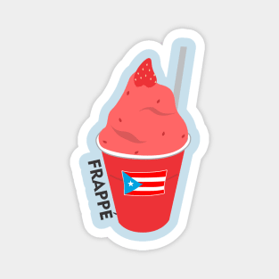 Frappe Puerto Rican Latino Food Tropical Drink Magnet