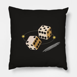 Gambling dice Pillow